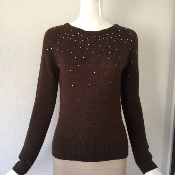 Joseph Brown embellished alpaca sweater